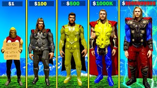 $1 SUPER THOR into $1,000,000,000 SUPER THOR to GTA 5!