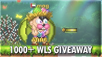 Pixel Worlds - HOW TO JOIN THE BIGGEST GIVEAWAY EVER! (1000+ WLS)
