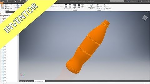 PET - Bottle Part 1 -  Inventor 2018 Training - Surfaces