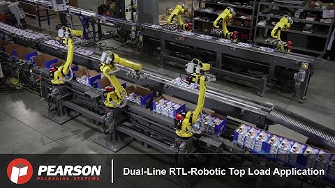 Pearson RTL Robotic Top Loader Dual Cup Cake Line | ProPac.com