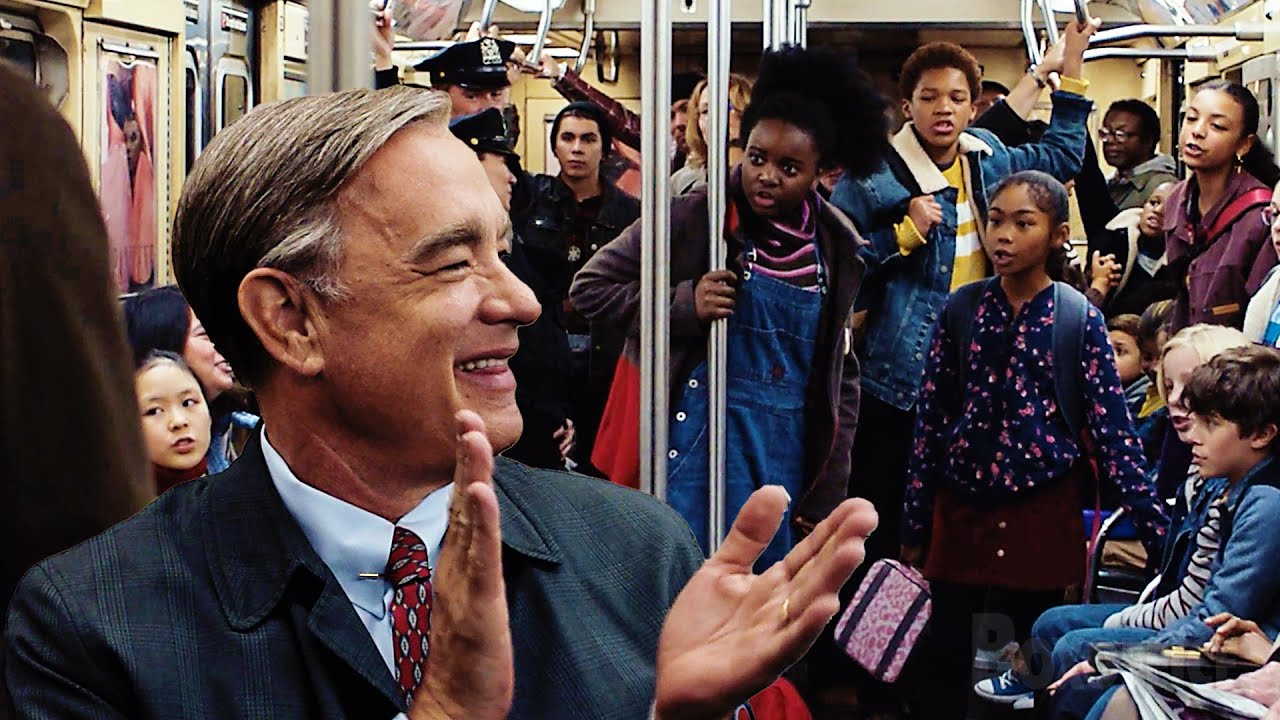 Children sing for Tom Hanks in the subway | A Beautiful Day in the Neighborhood | CLIP