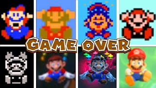 Evolution of Super Mario Death Animations &amp; Game Over Screens 1983-2023