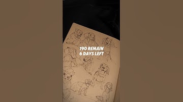 Draw in ink to improve faster! 1000 drawings, 6 days to go #drawing #dogs #sketchbook #art