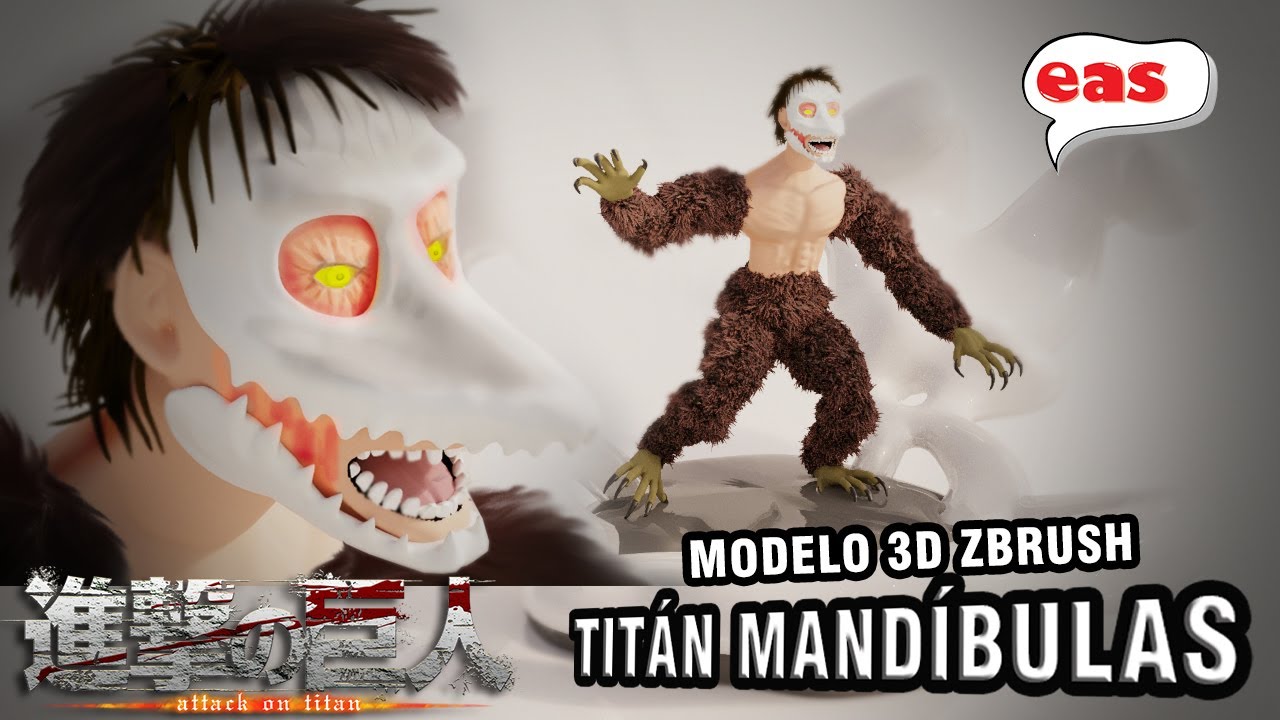 Titán Mandíbula - Shingeki No Kyojin