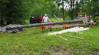 Cutting A Thirty Foot Beam On A Twenty Foot Mill