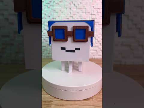 3d printed Minecraft Ghast #minecraft #3dprinting #bambulab #3d #3dprinter 