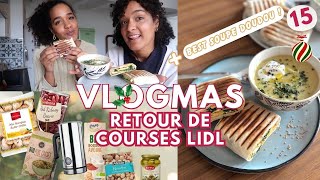 VLOGMAS #15 | Retour De Courses LIDL, Cadeaux Pour Nos Filles 🎁 et BEST Soupe D'hiver ! 😋