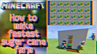 How to make sugarcane farm in Minecraft with bone meal || in Hindi || (bedrock edition/ MCPE /JAVA)