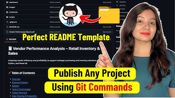 How to Upload Project on Github (with README & Folder Setup) | Github Tutorial | How to use Github
