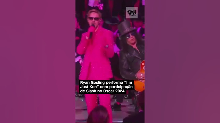 #shorts - Ryan Gosling performa “I’m Just Ken” com participação de Slash no Oscar 2024 | CNN Pop
