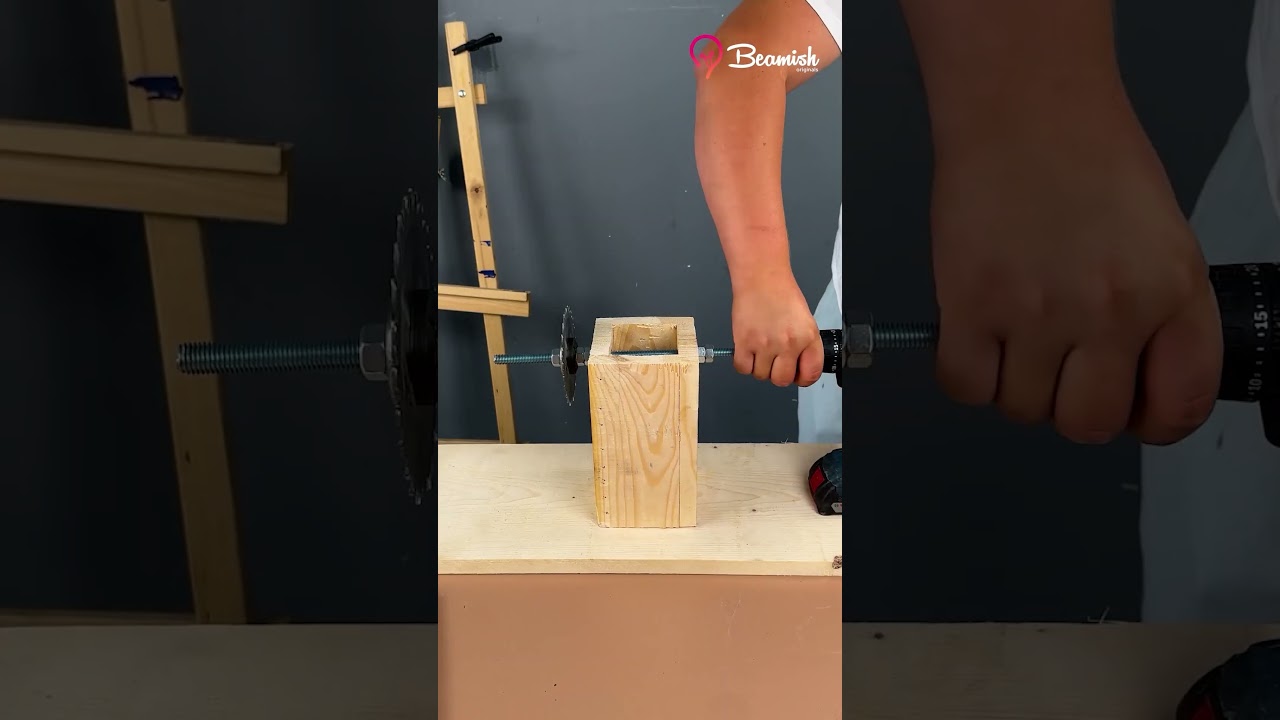 Turn drill into a saw machine 