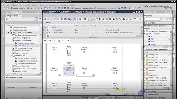 Lección ejemplo curso Automatización con Autómatas Siemens y TIA Portal