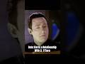Data Starts a Relationship With Lt. D’Sora  #foryou #funny #series #shorts #startrek