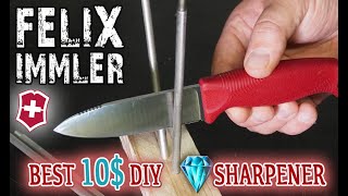 The best $10 DIY Diamond Sharpening System ever! + Victorinox Venture Pro sharpening system !!