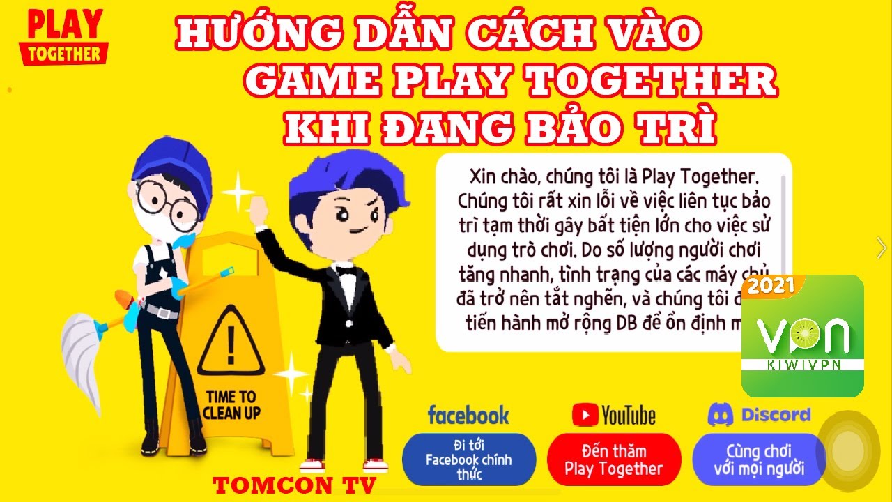 Hướng Dẫn Cách Vào Game Play Together Khi Đang Bảo Trì - Youtube