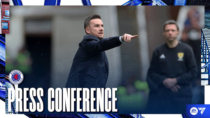PRESS CONFERENCE | Barry Ferguson | 04 May 2025