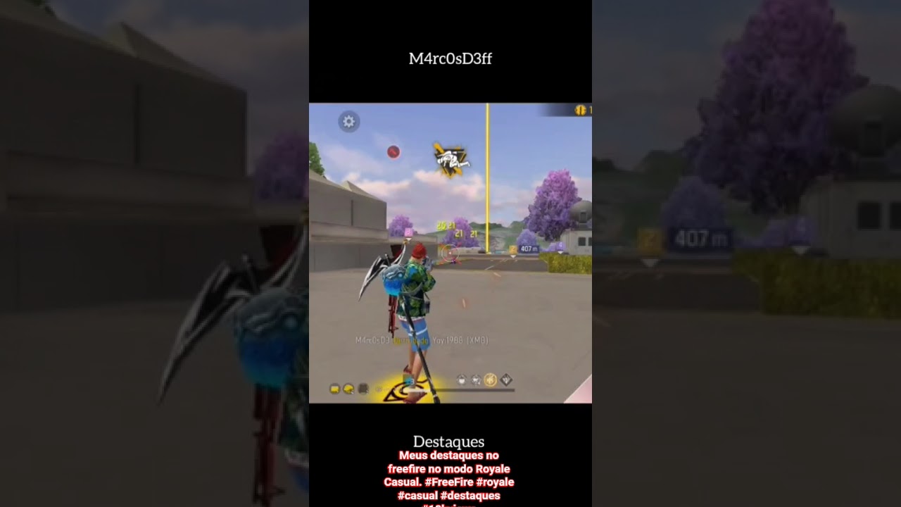 Meus destaques no freefire no modo Royale Casual. 