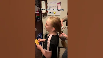 Shocked My Daughter Cutting Her Hair 