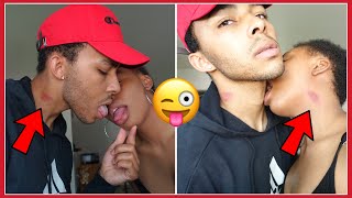 HICKEY On The Neck Challenge 👅😍
