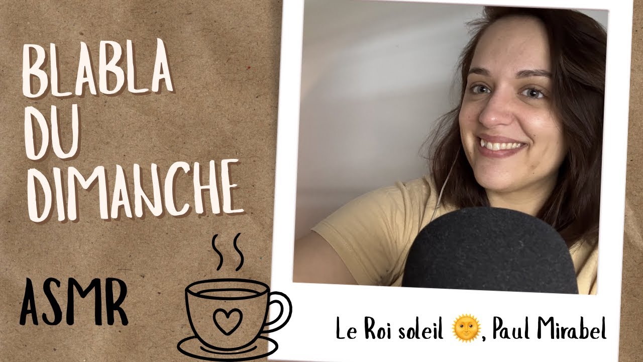 ASMR ⭐️ bla-bla du DIMANCHE ☀️ ( spectacles , santé , petits bonheurs )