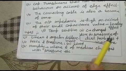 EE204 II Capacitive Transducer  Part 2 II By Neeru Goyal