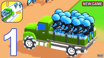 Army And Honor - Gameplay Walkthrough Part 1 Stickman Army & Farm Commander (iOS, Android)