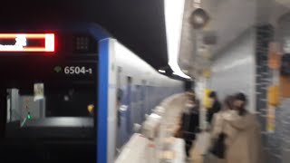 都営6500形6504F 日比谷駅発車 (3回目)