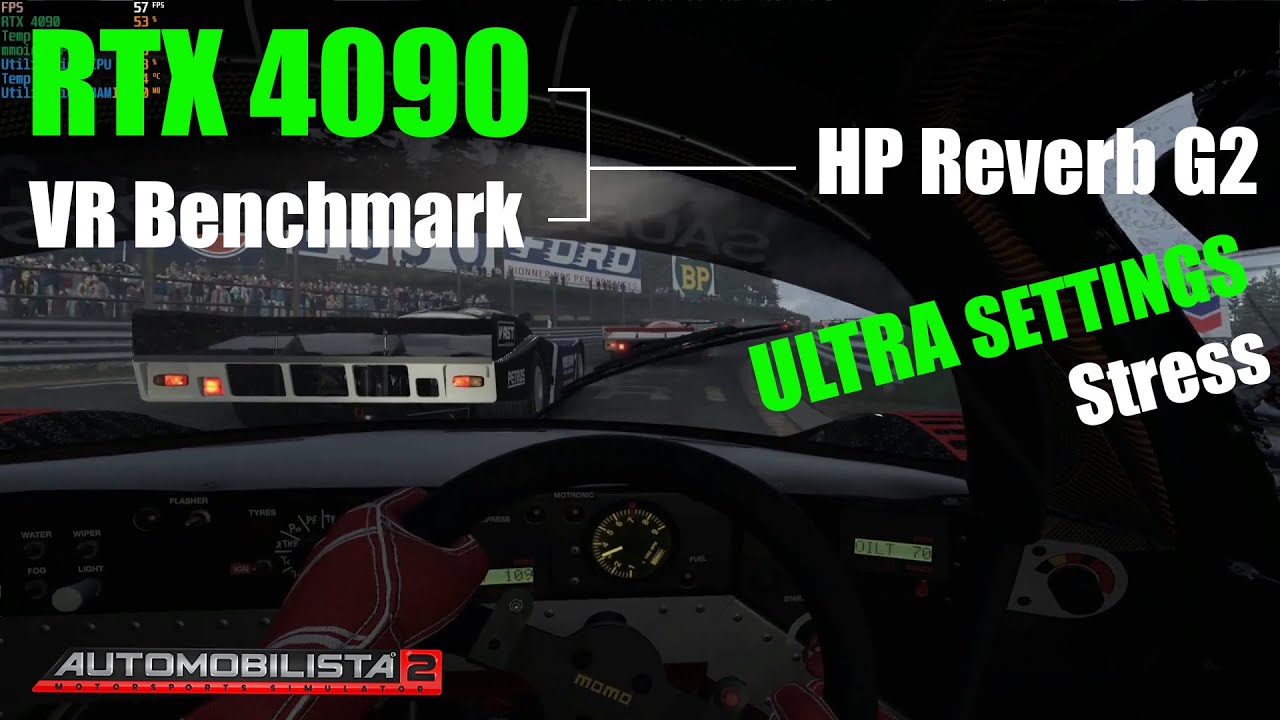 F1 22 - VR Benchmark Pimax RTX 4090