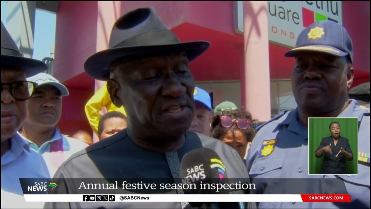 Police Minister Bheki Cele Heads Festive Season Inspection In Kzn Youtube 