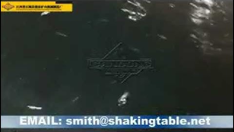 Gold shaking table concentration in Africa