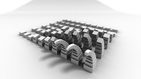 [Blender] Animation Nodes & Array modifier test