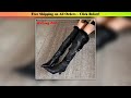 Krazing Pot Cow Split Skin Pointed Toe Stiletto High Heels Natural Fur Modern Boots Keep Warm