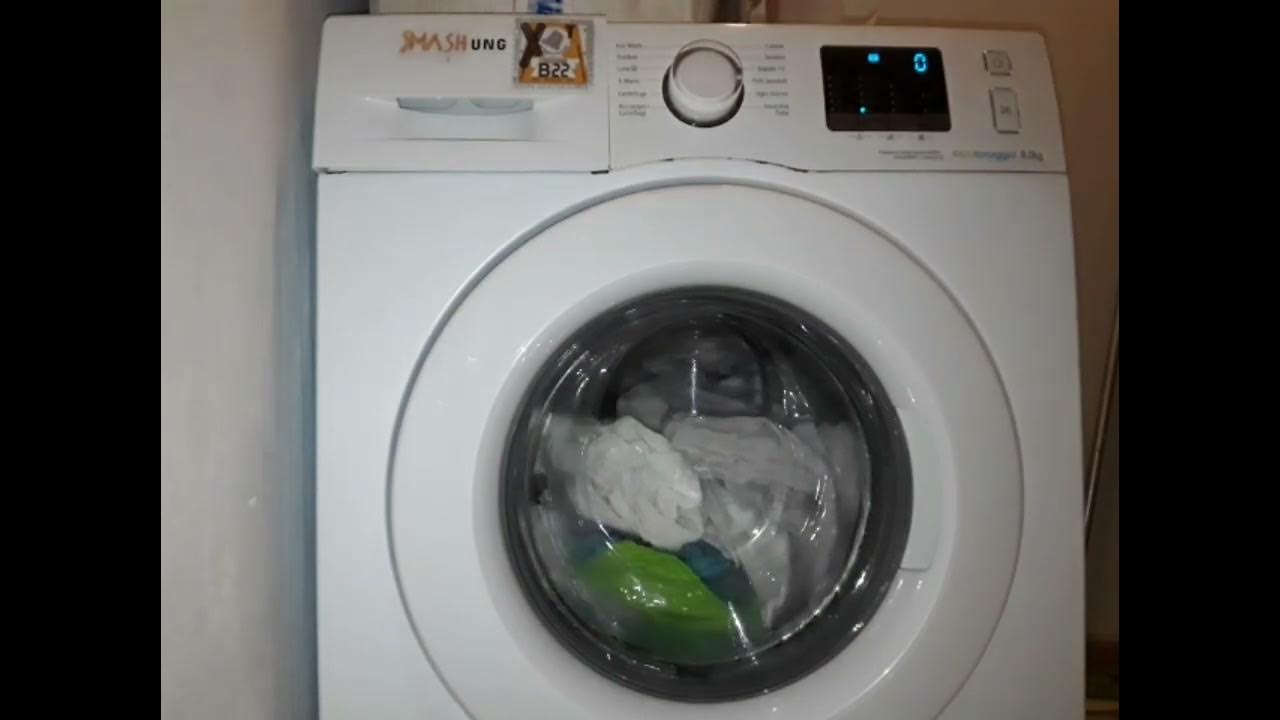 Samsung WF80F5E0W4W Unbalanced spins, jumping and hitting the glass