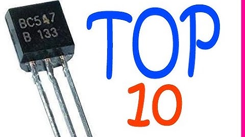 Top 10 Electronic Project With BC547 Transistor, Tri AC, LDR, LED, Photo Diode