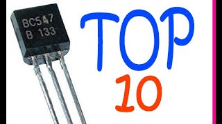 Top 10 Electronic Project With BC547 Transistor, Tri AC, LDR, LED, Photo Diode