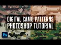 How to Make Digital Camo Patterns in Photoshop