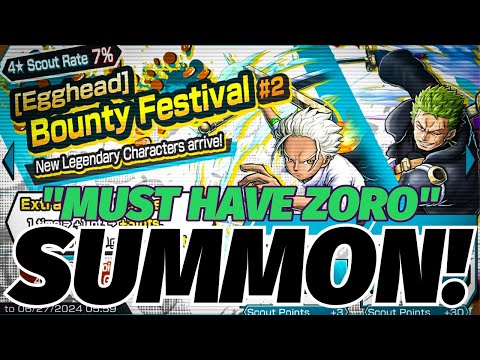 New Seraphim S-Hawk and EggHead Zoro SUMMON! | One Piece Bounty Rush