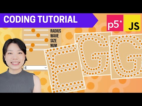 p5.js Coding Tutorial | Egg-phabet 🍳 (Generative Typography Tool)