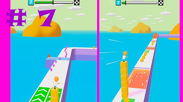 Cube Surfer - Gameplay Walkthrough Level 7.