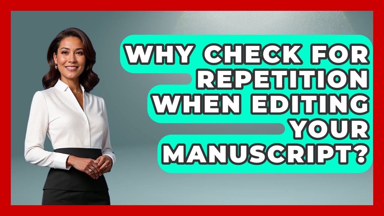 Why Check For Repetition When Editing Your Manuscript? - The Storytellers Room