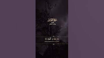 سورة النجم│والنجم اذا هوى│بصوت القارئ يوسف الصقير #يوسف_الصقير #قران_كريم