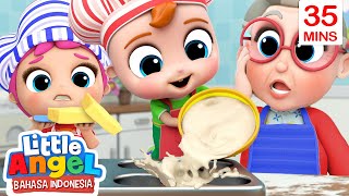 Yuk Kita Buat Kue Bersama | Lagu Makanan Anak | Little Angel Bahasa Indonesia