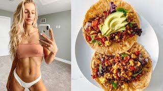 What I Eat in A Day (Healthy Meals) +  HOUSE TOUR!