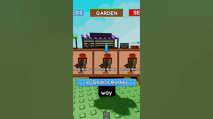 NEW SECRET Jandel Monkey Seed PACK from the Owner Of Grow a Garden!?