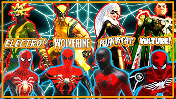EVERY Symbiote Separation in Spider-Man: Web of Shadows with MODS