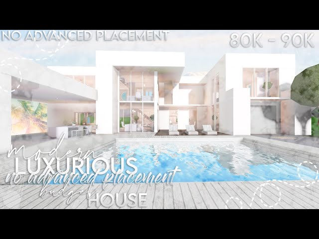 Roblox Bloxburg No Advanced Placement 90k Modern Aesthetic Family Roleplay House Build Tour Youtube - roblox modern house roleplay