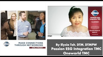 How to do Level 3 Pathways project - Make Connections thru Networking - Elysia Teh DTM, DTMPW