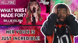Kelly Clarkson Covers 'What Was I Made For?' By Billie Eilish | Kellyoke | Reaction