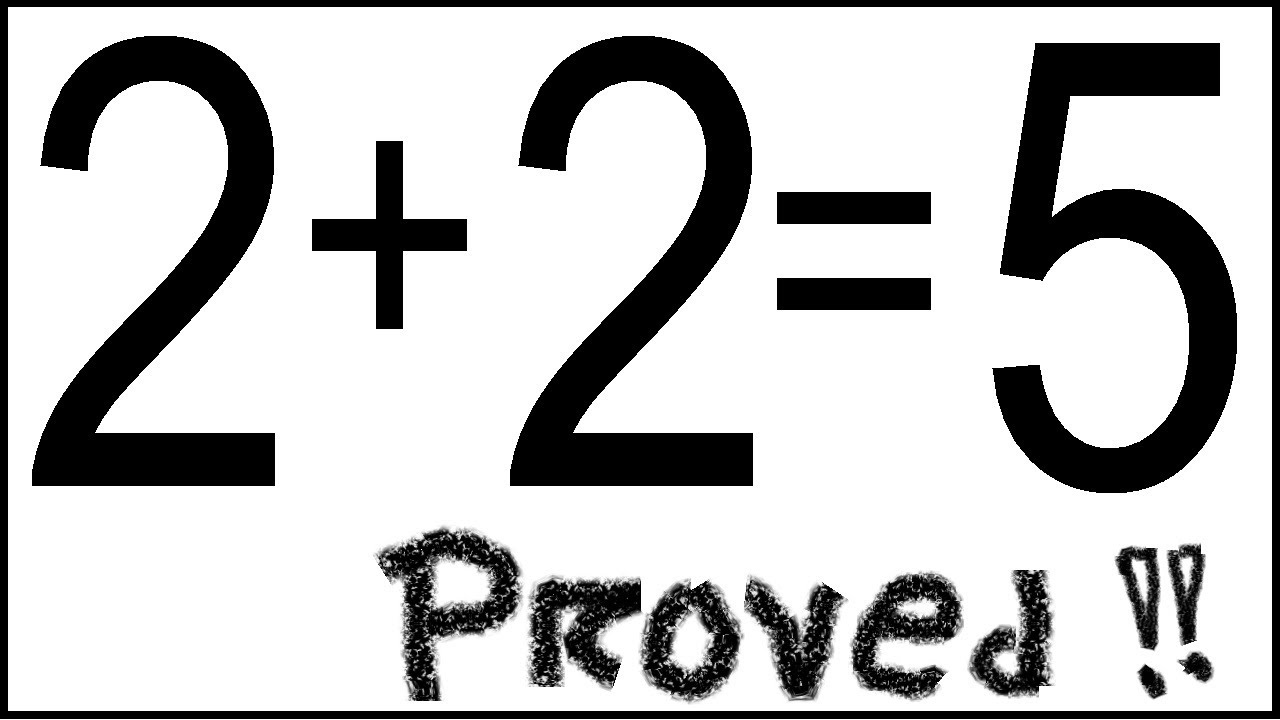 Proved | Two Plus Two Equals | -