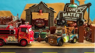 Soda Thief! Tow Mater Towing & Salvage Radiator Springs With Red